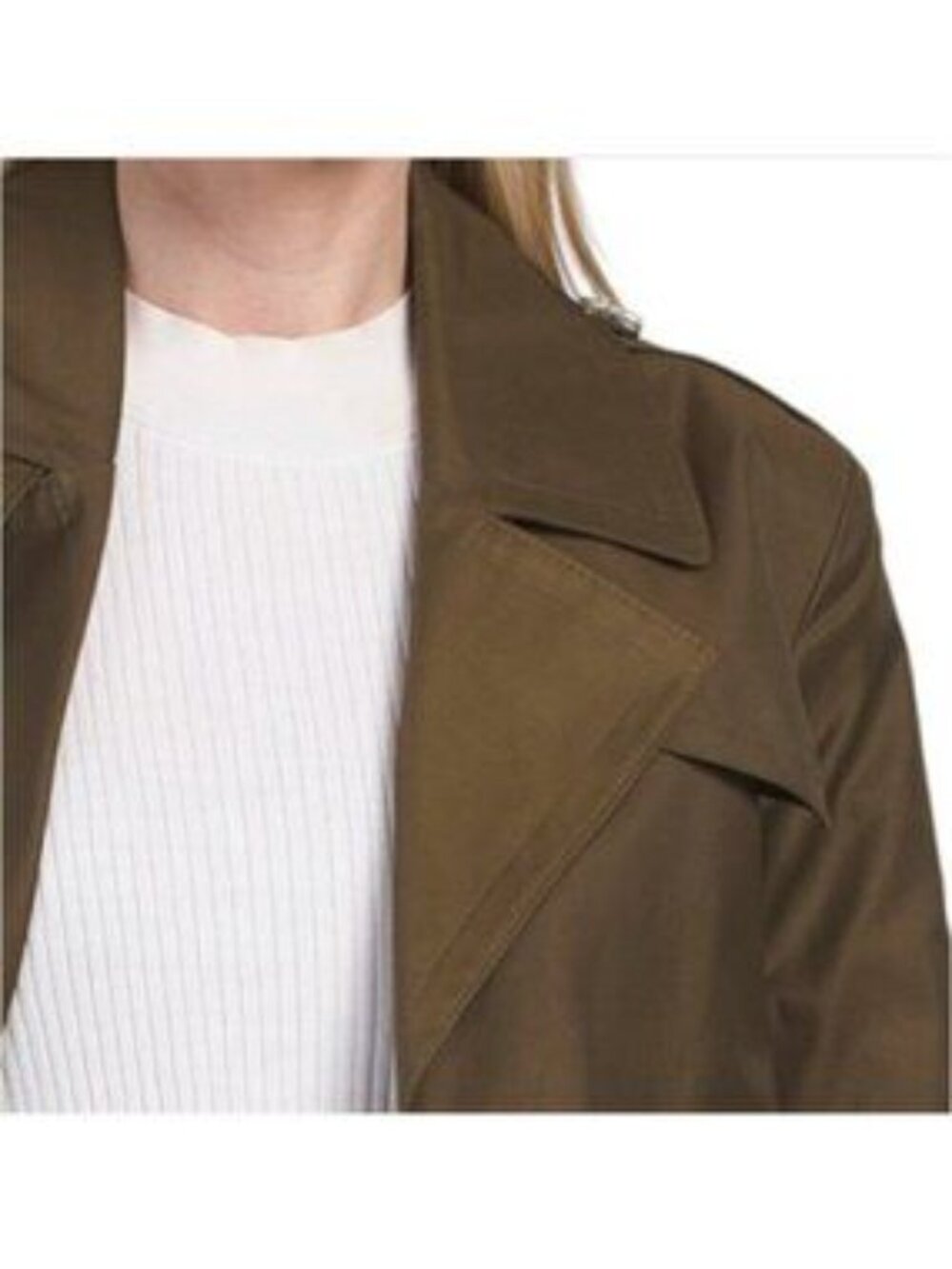 VIA SPIGA Double Breasted Trench Coat - Picture 3 of 3
